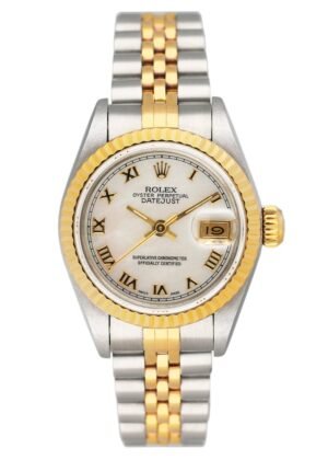 Rolex Datejust 69173 MOP Dial Relógio Feminino