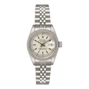 Rolex Datejust 69174 Linen Dial Relógio Feminino Caixa e Documentos