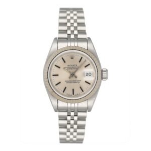 Rolex Datejust 69174 Sliver Dial Relógio Feminino