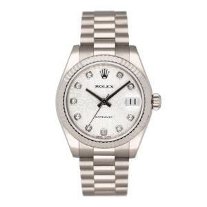 Rolex Datejust Midsize 178279 Anniversary Dial Relógio Feminino Caixa e Documentos