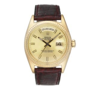 Rolex Day Date 1803 mostrador champagne Relógio Masculino