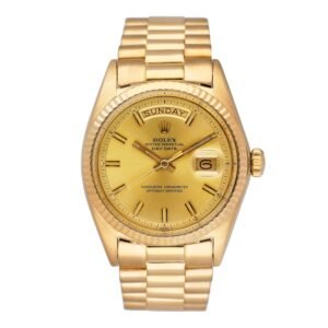 Rolex Day Date 1803 "Wide Boy" mostrador champagne Relógio Masculino