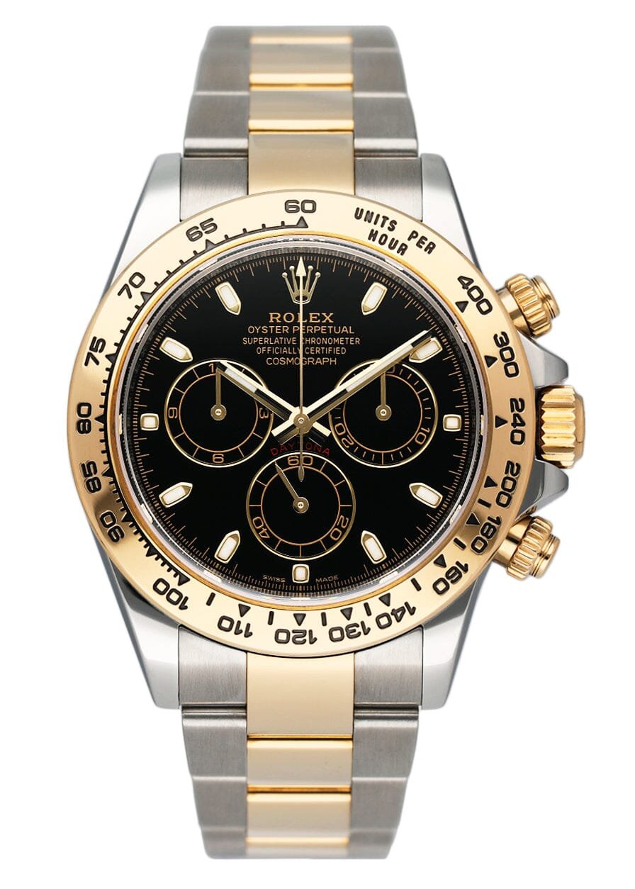 Rolex Daytona 116503 Two Tone mostrador preto Relógio Masculino