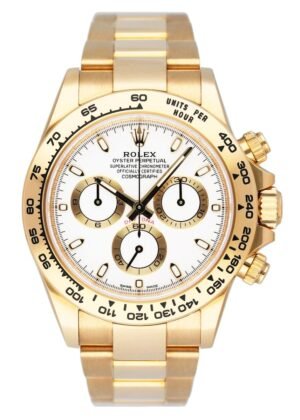 Rolex Daytona 116508 mostrador branco Relógio Masculino Caixa e Documentos