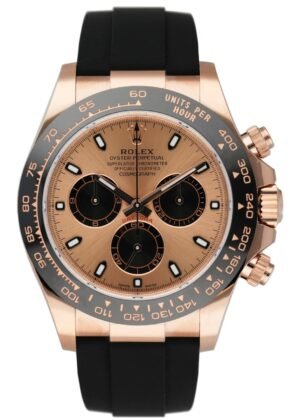 Rolex Daytona 116515LN 18k ouro rosa Pink Dial Relógio Masculino
