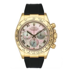 Rolex Daytona 116518 MOP Dial 18k ouro amarelo Relógio Masculino