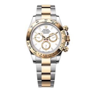 Rolex Daytona 126503 mostrador branco Relógio Masculino Caixa e Documentos