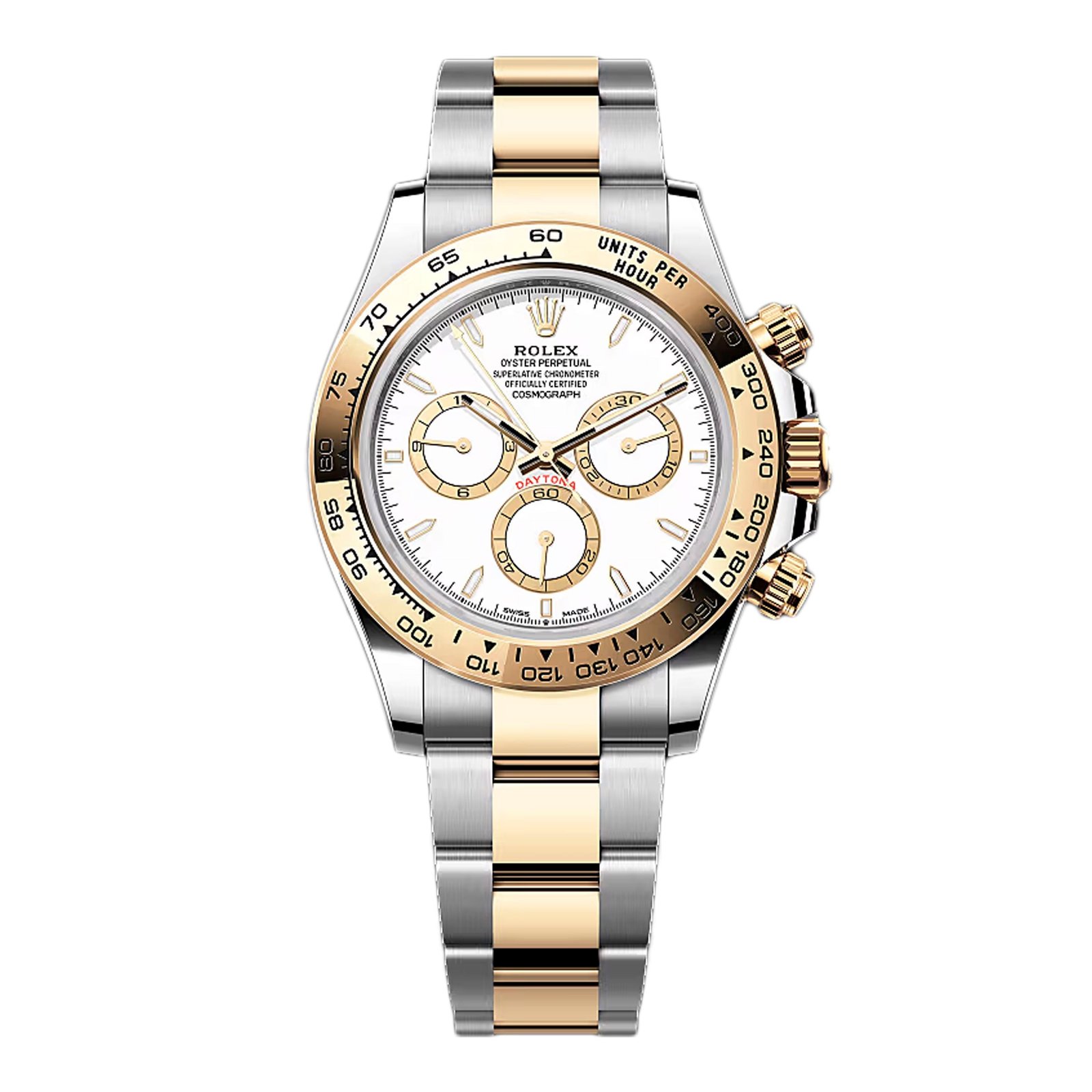 Rolex Daytona 126503 mostrador branco Relógio Masculino Caixa e Documentos