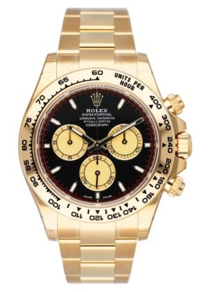 Rolex Daytona 126508 mostrador preto Relógio Masculino Caixa e Documentos