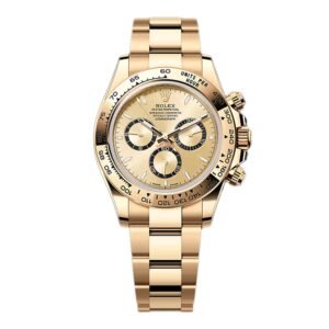 Rolex Daytona 126508 mostrador champagne Relógio Masculino Caixa e Documentos