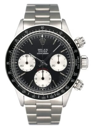Rolex Daytona 6263 mostrador preto Relógio Masculino