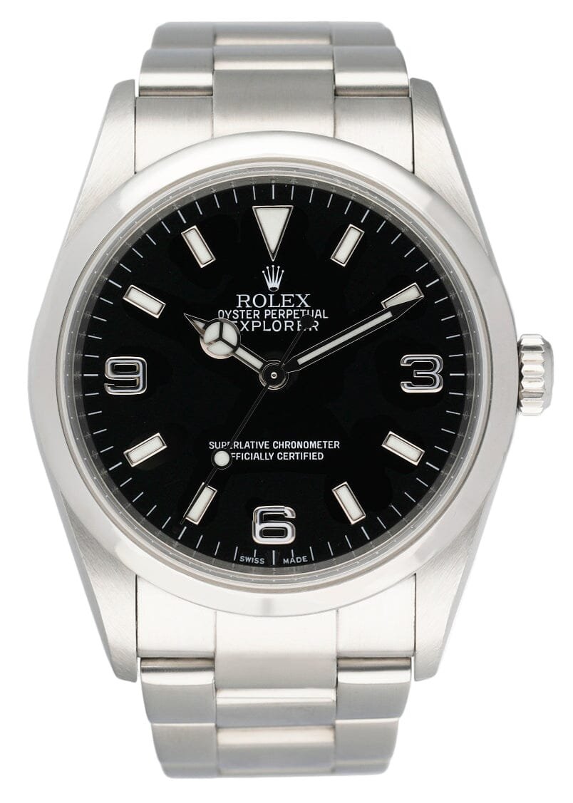 Rolex Explorer 114270 gravado Relógio Masculino