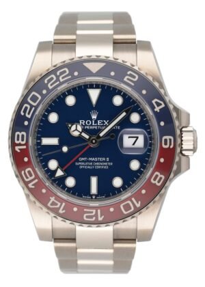 Rolex GMT Master 126719 mostrador azul "Pepsi" Relógio Masculino Caixa e Documentos