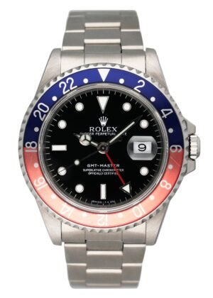 Rolex GMT Master 16700 Pepsi Bezel Relógio Masculino