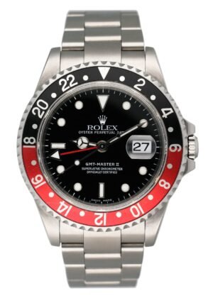 Rolex GMT Master II 16710 Coke Bezel Relógio Masculino Caixa e Documentos