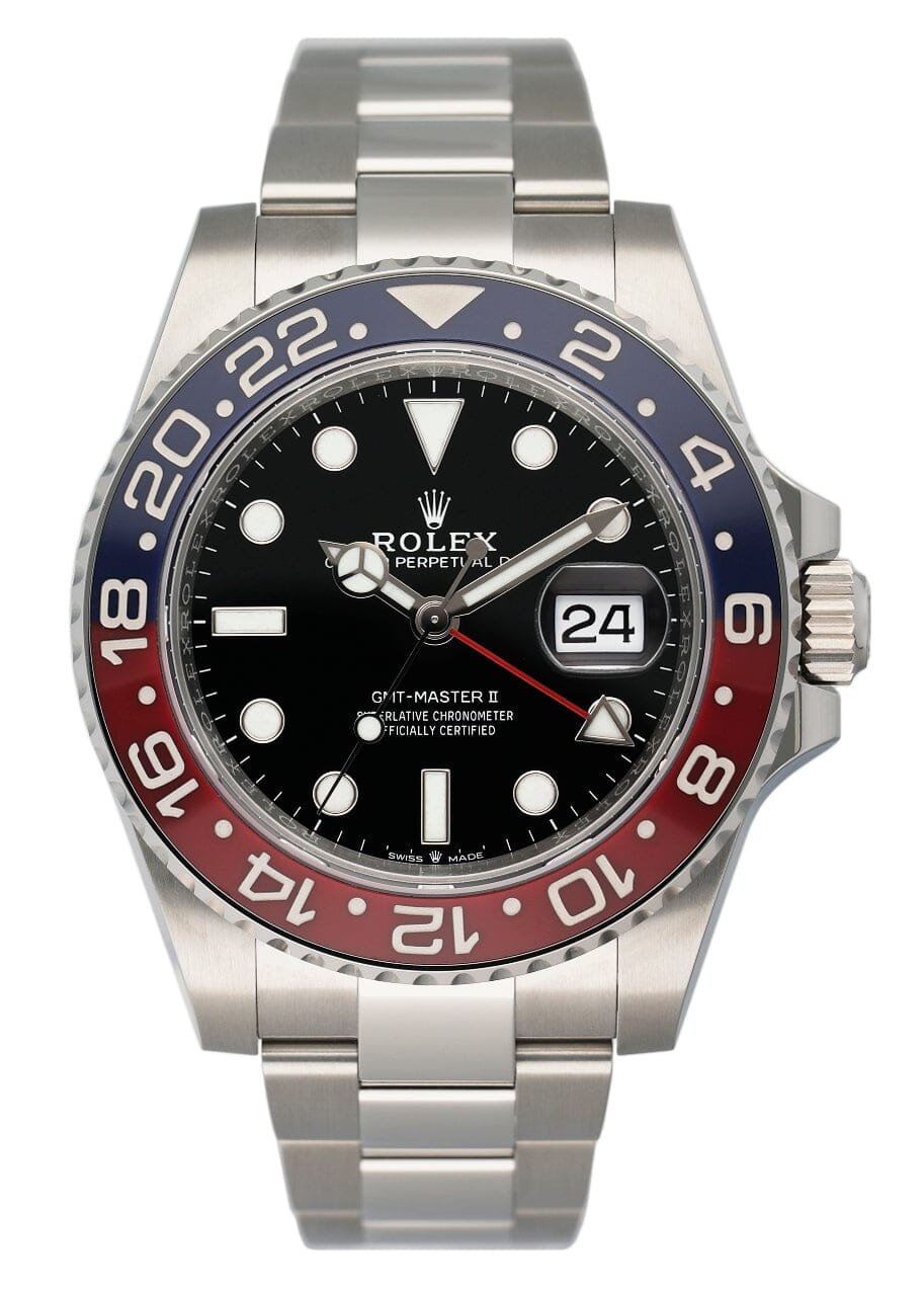 Rolex GMT-MASTER ll 126710BLRO "Pepsi" Bezel Relógio Masculino