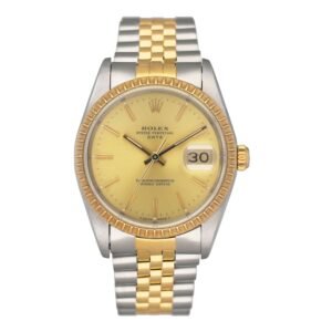 Rolex Oyster Perpetual Date 15223 mostrador champagne Relógio Masculino