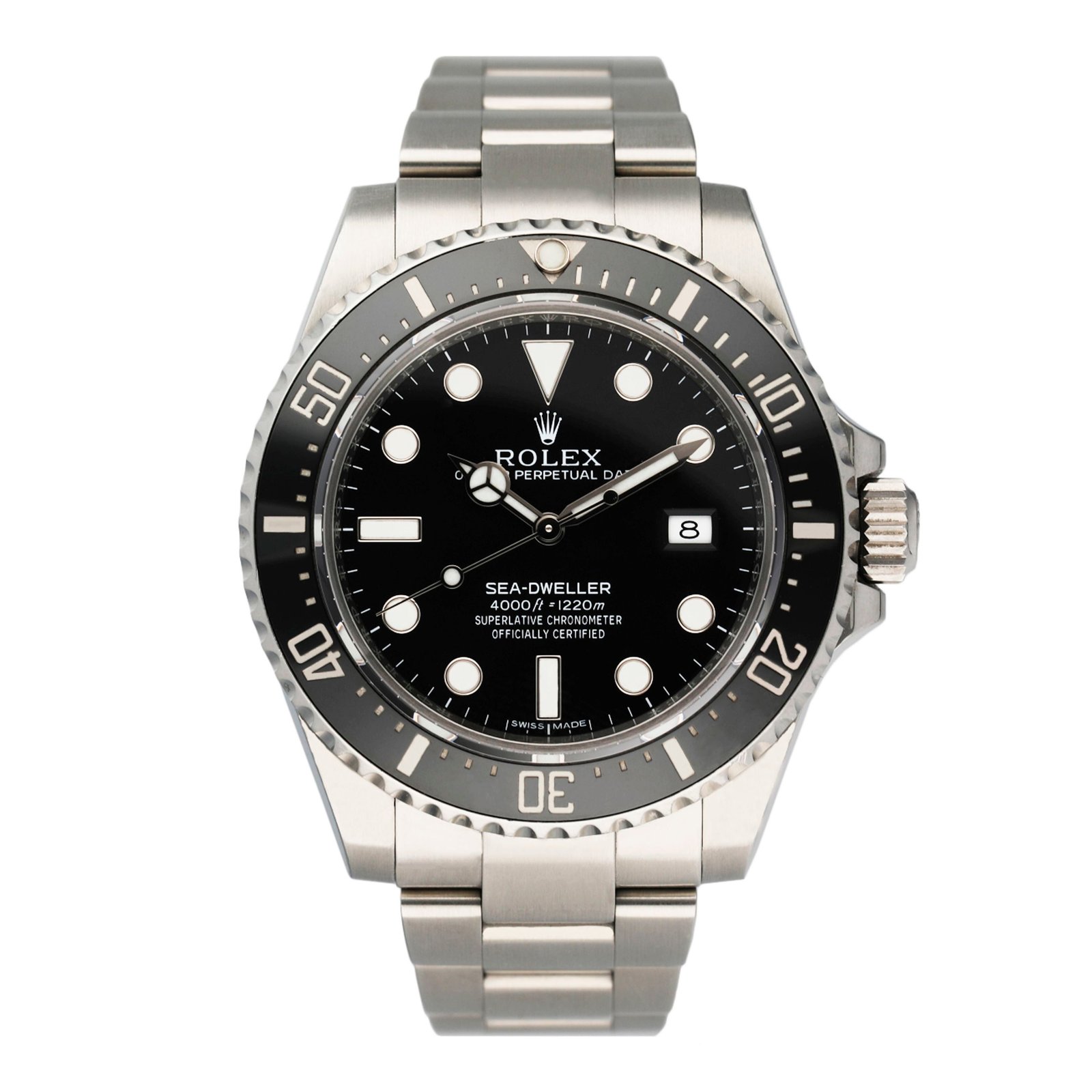 Rolex Sea-Dweller 116600 Relógio Masculino Caixa e Documentos