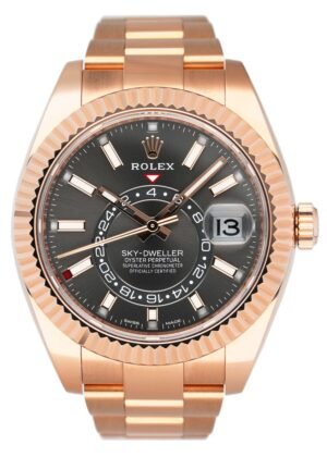 Rolex Sky-Dweller 326935 Slate Dial Relógio Masculino Caixa e Documentos