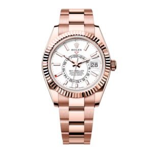 Rolex Sky-Dweller 336935 mostrador branco Relógio Masculino Caixa e Documentos