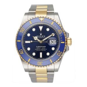 Rolex Submariner 126613LB mostrador azul Relógio Masculino Caixa e Documentos