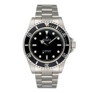 Rolex Submariner 14060M No Date mostrador preto Relógio Masculino