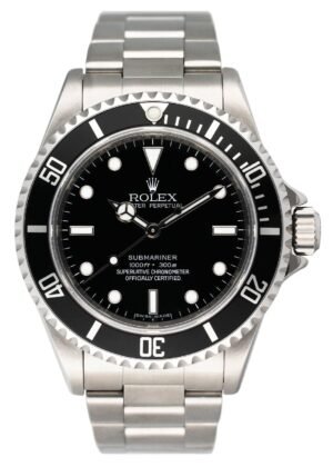 Rolex Submariner 14060M No Date gravado Rehaut Relógio Masculino