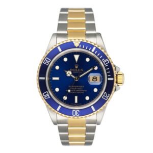Rolex Submariner 16613 mostrador azul Relógio Masculino
