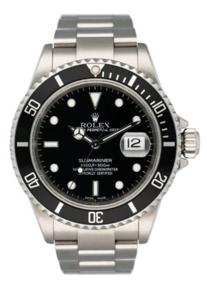 Rolex Submariner Date 16610 Relógio Masculino Caixa e Documentos