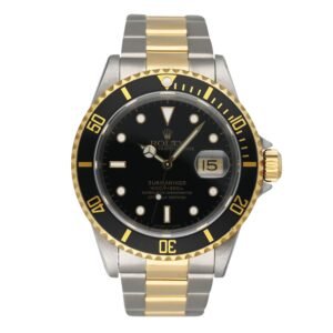Rolex Submariner Date 16613 Two-Tone Relógio Masculino Caixa e Documentos
