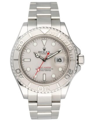 Rolex Yacht Master 16622 Platinum Bezel gravado Rehaut Relógio Masculino
