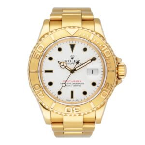 Rolex Yacht Master 16628 18k ouro amarelo Men's Relógio