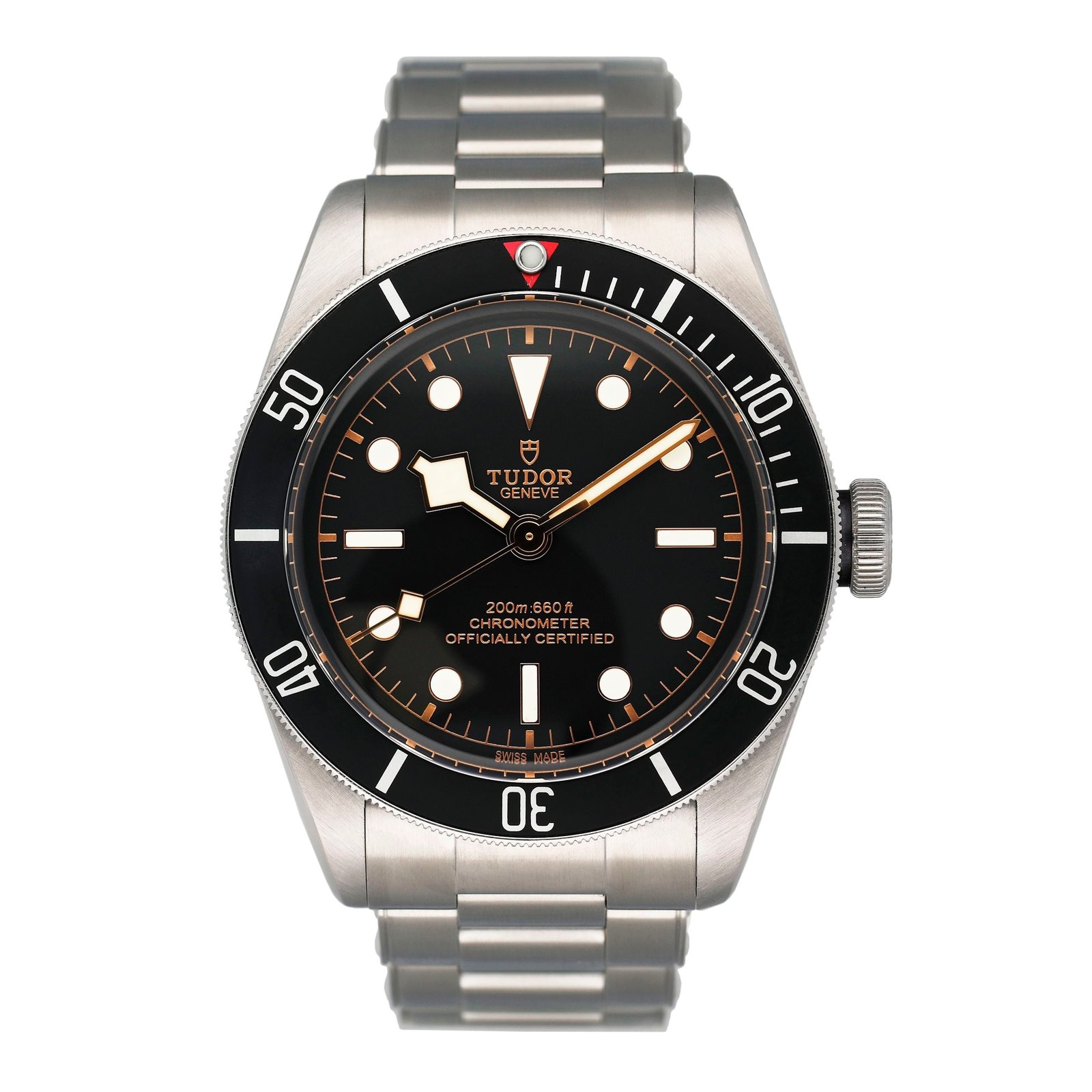 Tudor Black Bay 79230N mostrador preto Relógio Masculino Caixa e Documentos