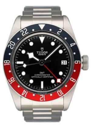 Tudor Black Bay 79830RB GMT Pepsi Bezel Relógio Masculino