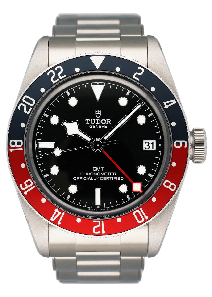 Tudor Black Bay 79830RB GMT Pepsi Bezel Relógio Masculino