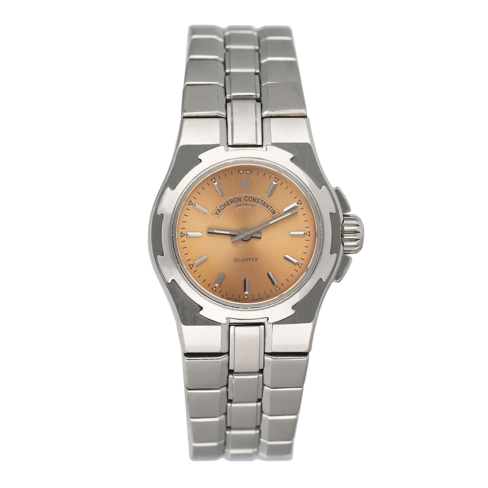 Vacheron Constantin Overseas 16050/423A Salmon Dial Relógio Feminino
