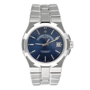 Vacheron Constantin Overseas 42040 mostrador azul Relógio Masculino