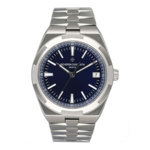 Vacheron Constantin Overseas 4500V/110A-B128 mostrador azul Relógio Masculino Caixa e Documentos