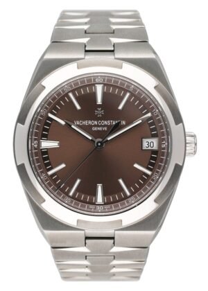 Vacheron Constantin Overseas 4500V/110A-B146 Brown Dial Relógio Masculino With Archive