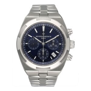 Vacheron Constantin Overseas 5500V/110A-B148 mostrador azul Relógio Masculino