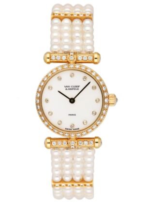 Van Cleef & Arpels La Collection Classic Paris 18901 B1 Diamond Relógio Feminino